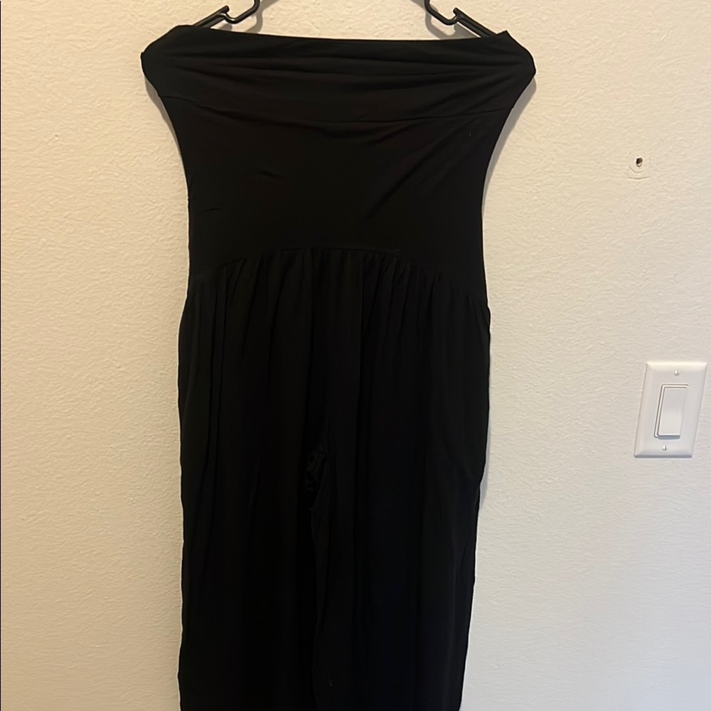 Black Strapless Maxi Dress - Elegant Everyday Style